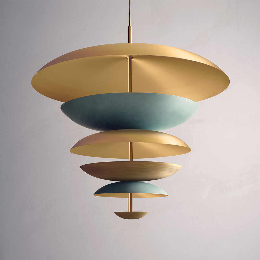 Carousel Chandelier Verdigris