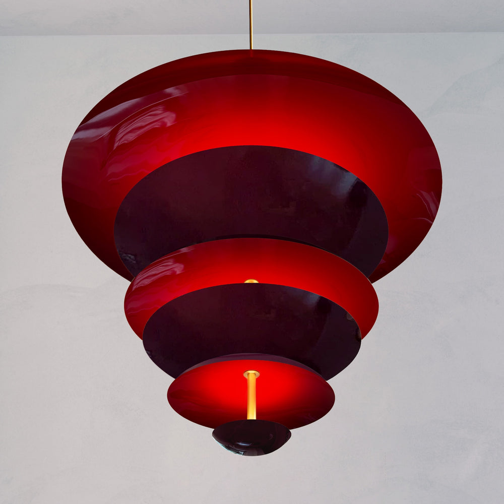 Chandelier XL Maroon