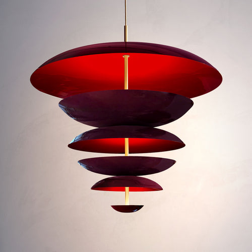 Chandelier XL Maroon