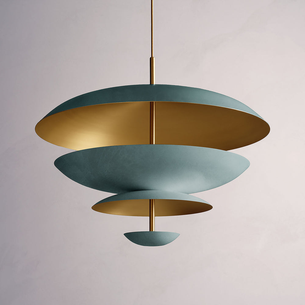 Chandelier Verdigris