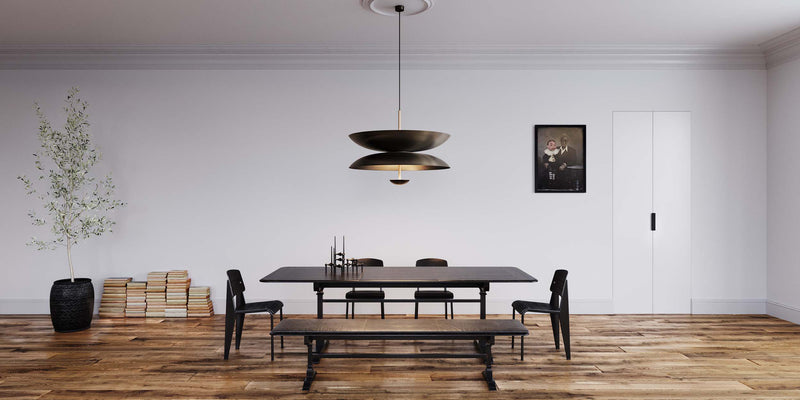 Regolith Pendant Dining Table by Atelier001