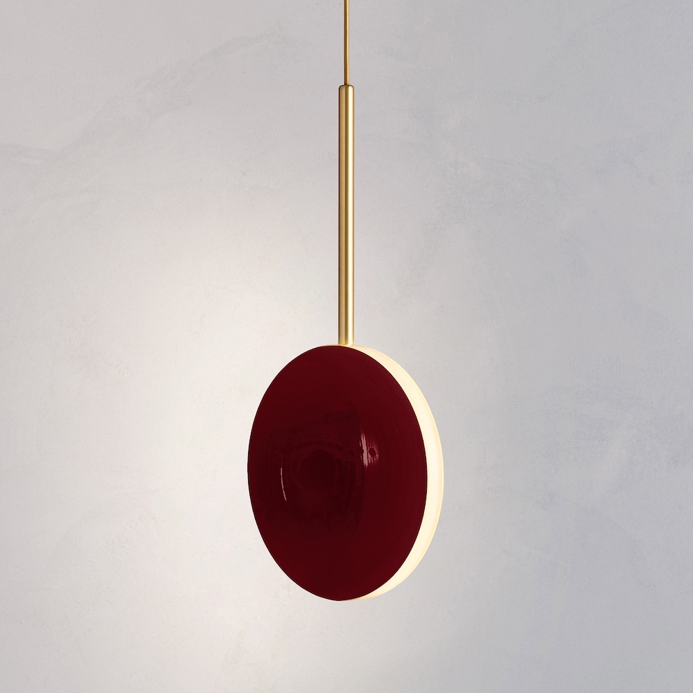 Comet Pendant Maroon